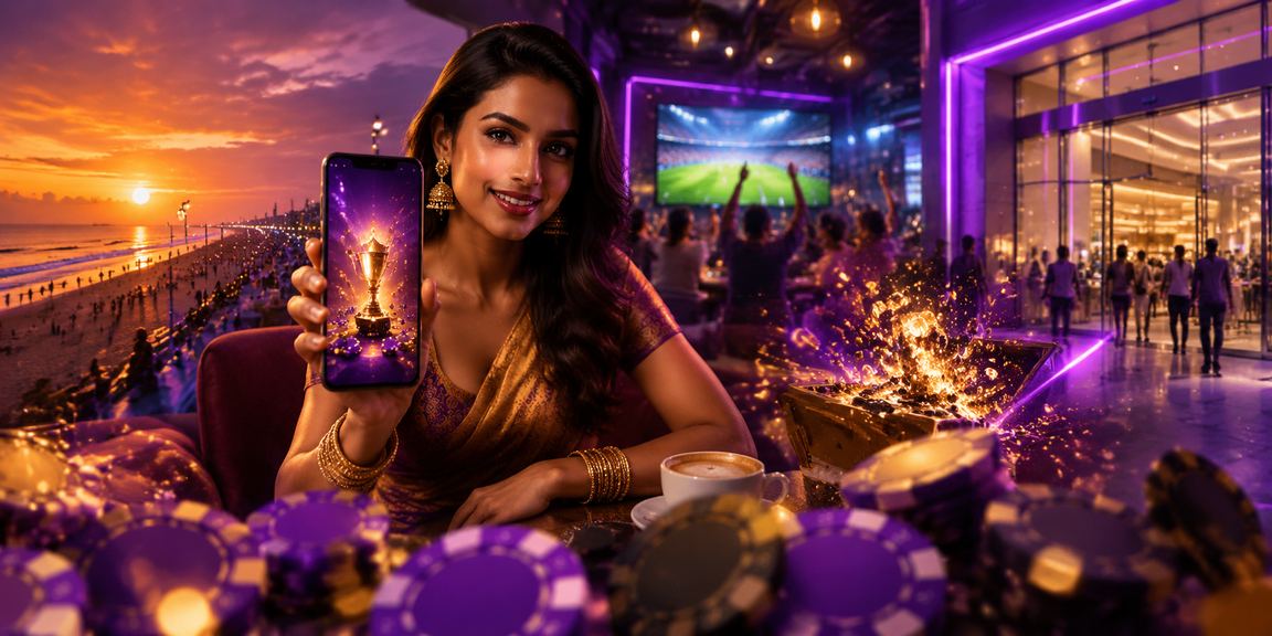 Player betting on an Andar Bahar game through mobile device
